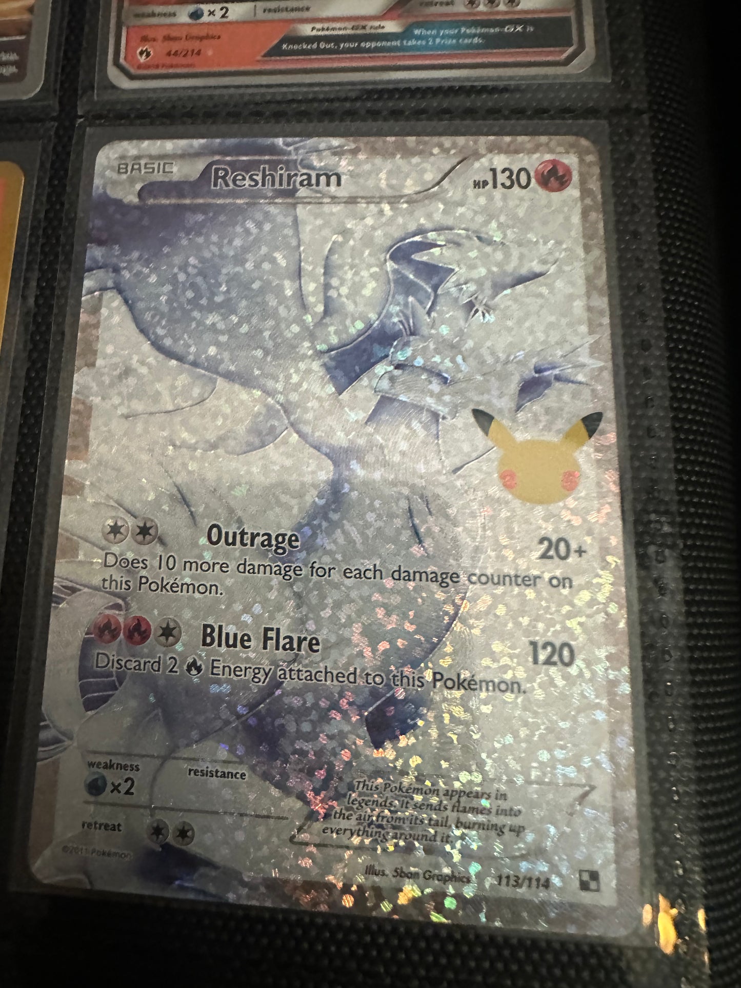 Reshiram Holo Celebrations Classic Collection
