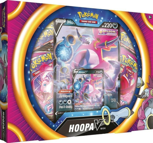 Hoopa V Box - Sword & Shield (includes Fusion Strike Boosters)