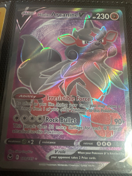 Hisuian Arcanine Full Art - Silver Tempest