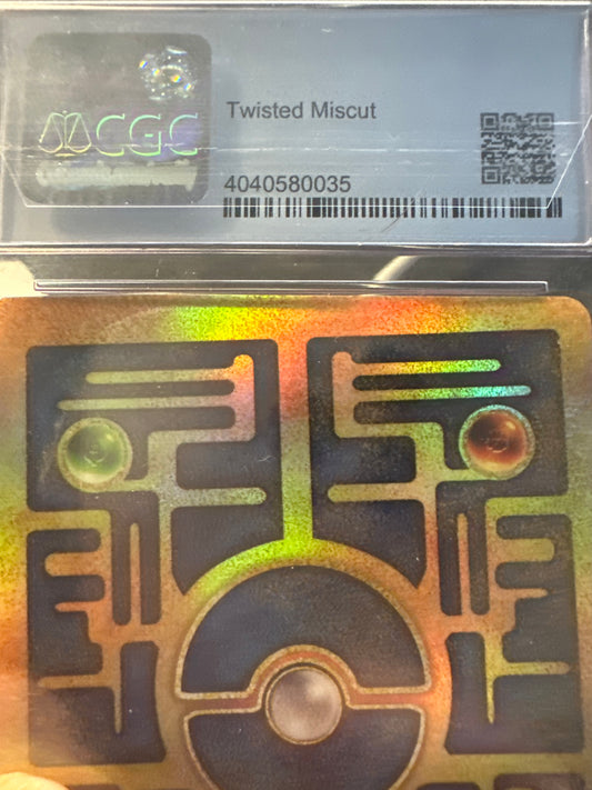 Ancient Mew - TWISTED MISCUT ERROR - CGC MINT 9 promo