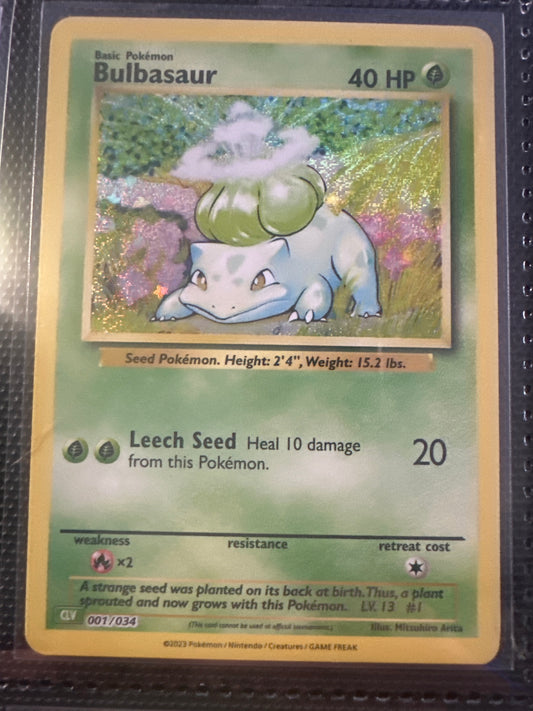 Bulbasaur Trading Card Game Classic