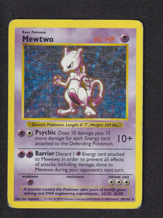 Mewtwo - Base Set Shadowless